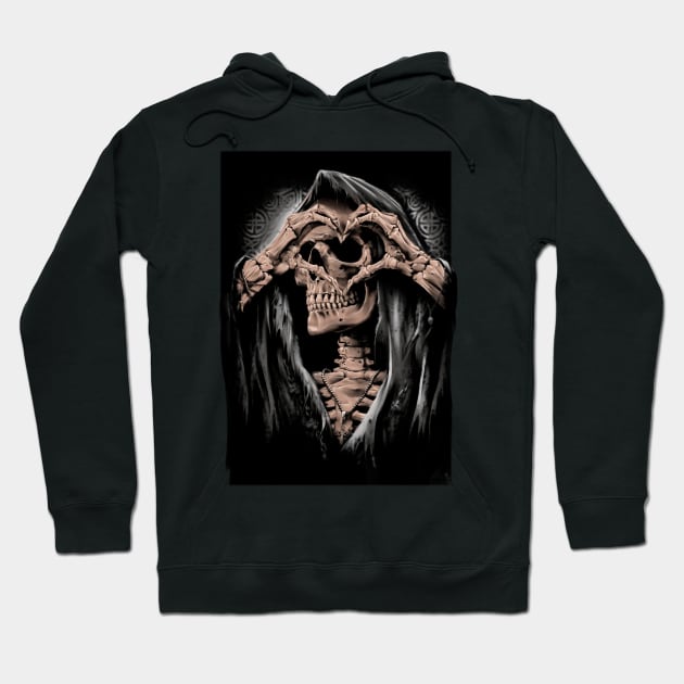 death heart Hoodie by Chack Loon